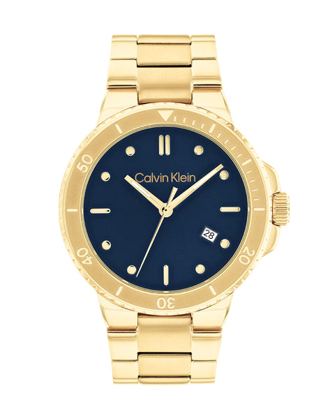 Calvin Klein Men's Gold Tone Stainless Steel Quartz Watch |Calvin Klein In Lebanon