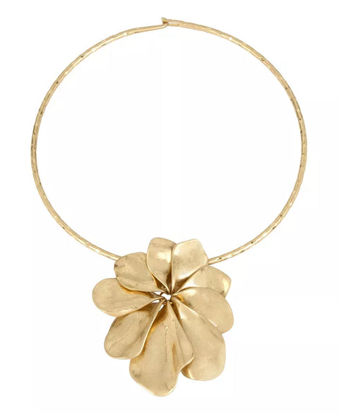 Robert Lee Women's Gold Flower Pendant Wire Necklace| Robert Lee in Lebanon