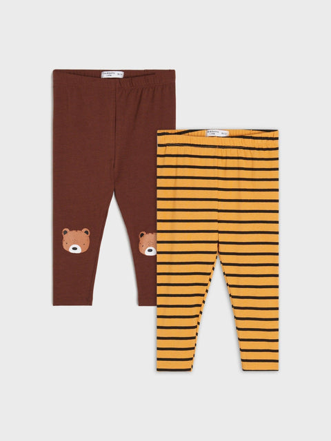 Sinsay Fox & Bunny Baby Boy's Multicolor Pack Of 2 Pcs Leggings | Sinsay In Lebanon
