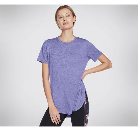 Skechers Women's Purple Active Go Wear  T-Shirt |Skechers in Lebanon