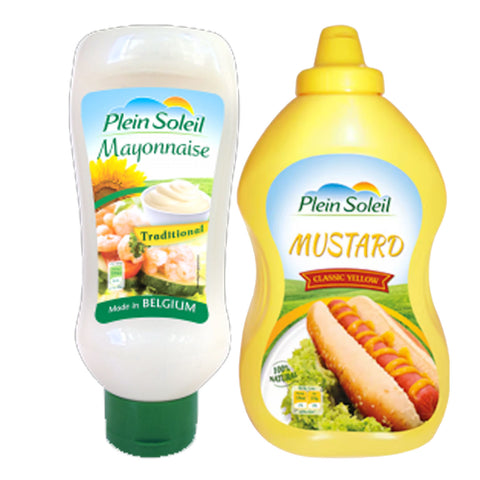 Plein Soleil Mayonnaise 450ml + Plein Soleil Mustard 225g Free