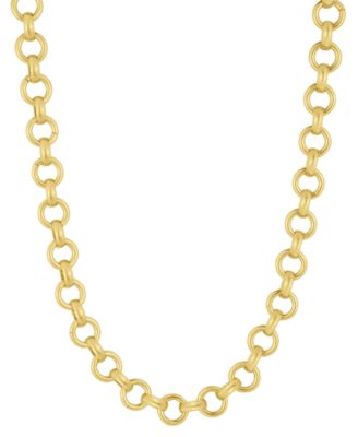 And Now This Women's Gold Round Link Chain  Necklace | And Now This in Lebanon