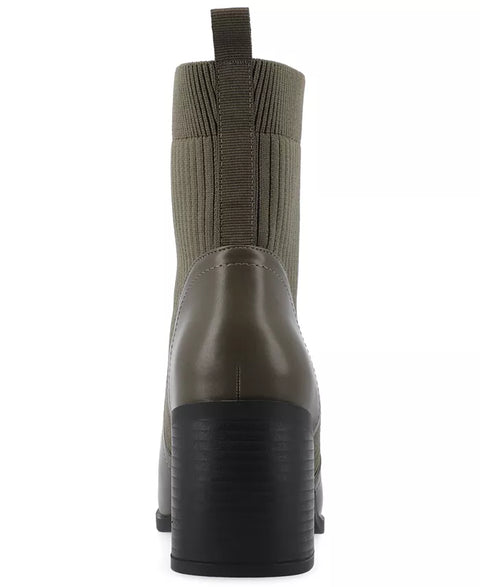 Journee Collection Women's Olive WD-Harlowe Ankle Boots | Journee Collection In Lebanon