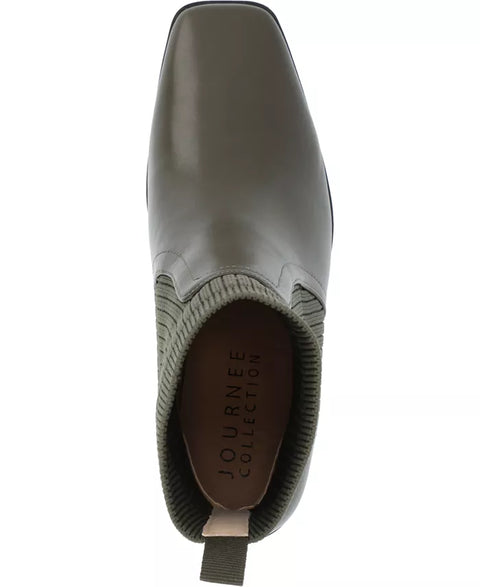 Journee Collection Women's Olive WD-Harlowe Ankle Boots | Journee Collection In Lebanon