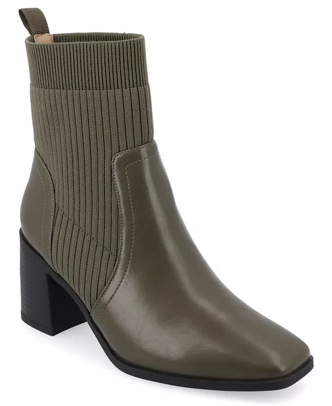 Journee Collection Women's Olive WD-Harlowe Ankle Boots | Journee Collection In Lebanon