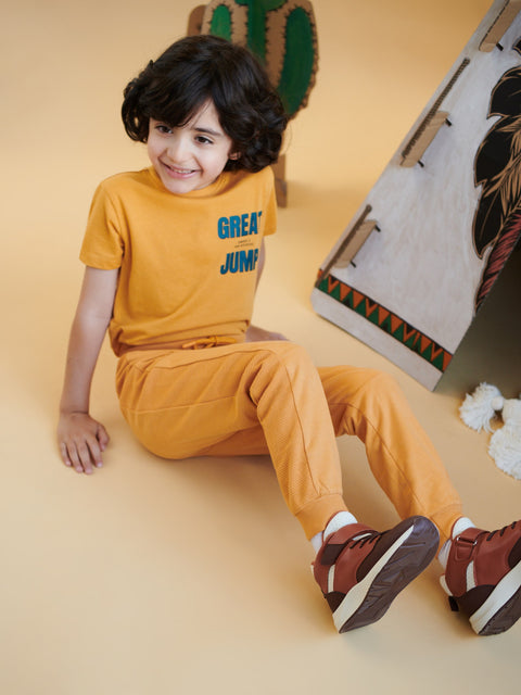 Sinsay Boy's Wheat Sweatpants With Decorative Stitching | Sinsay In Lebanon