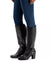 Giani Bernini Women's Black Adonnys Leather Zipper Knee-High Boots