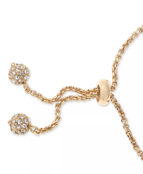 Holiday Lane Gold-Tone Multicolor Crystal Slider Bracelet |Holiday Lane In Lebanon