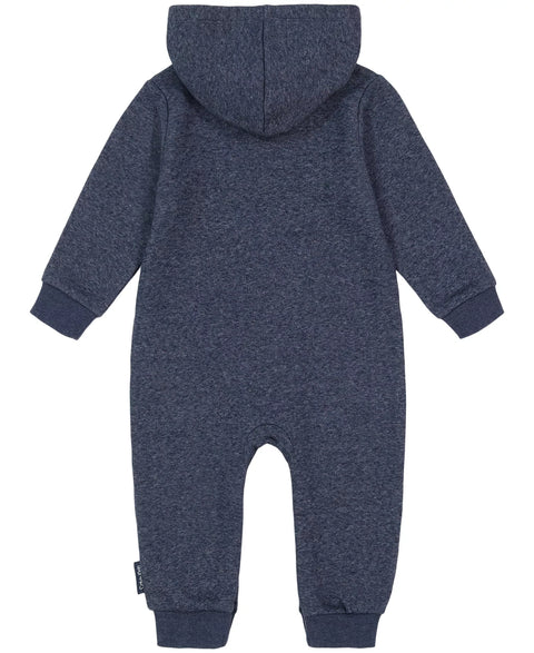 Calvin Klein Baby Boy's Blue  Fleece Monogram Hoodie Coverall | Calvin Klein in Lebanon