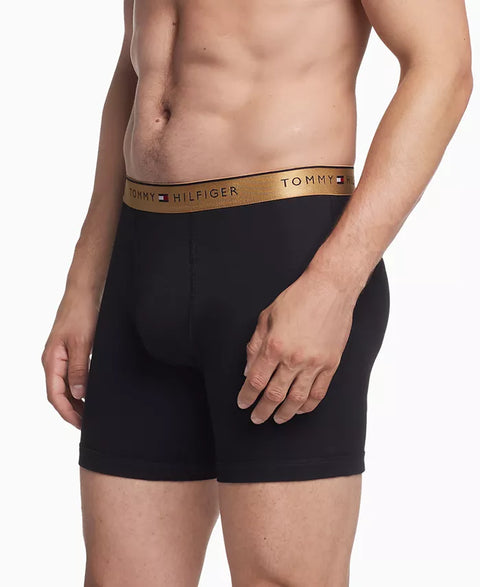 Tommy Hilfiger Men's Multicolor Moisture-Wicking Boxer Briefs Set Pack of 3|Tommy Hilfiger In Lebanon