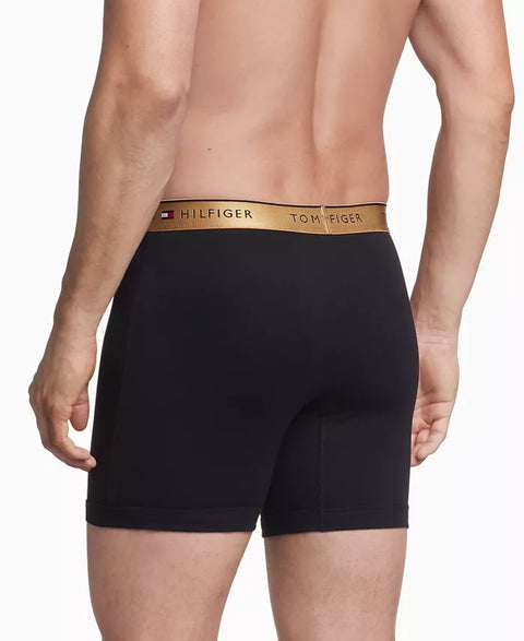 Tommy Hilfiger Men's Multicolor Moisture-Wicking Boxer Briefs Set Pack of 3|Tommy Hilfiger In Lebanon