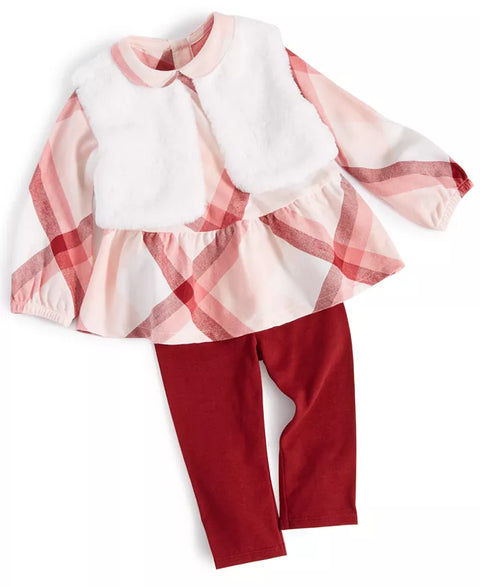 Miles The Lable Baby Girl's Multicolor 3pcs Baby Set |Miles The Lable  In Lebanon