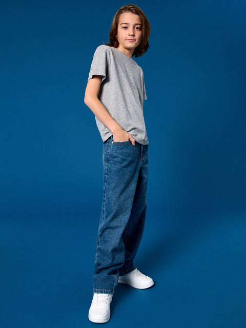 Sinsay Boy's Blue Loose Fit Jeans | Sinsay In Lebanon