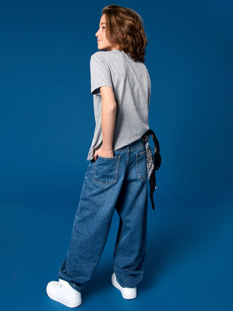 Sinsay Boy's Blue Loose Fit Jeans | Sinsay In Lebanon