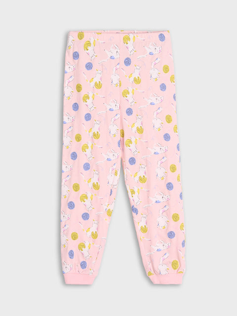 Sinsay Girl's Pink Two-Piece Pajamas With Cat Print | Sinsay In Lebanon