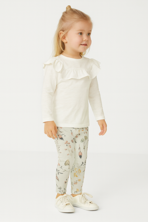 POMPdeLUX Baby Girl Multicolor Legging | POMPdeLUX in Lebanon