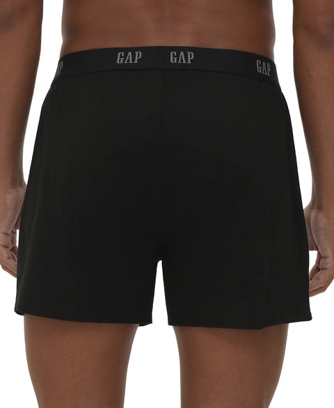 Gap Men's Black 3-Pk. Cotton Woven Slim-Fit Boxers | Gap In Lebanon
