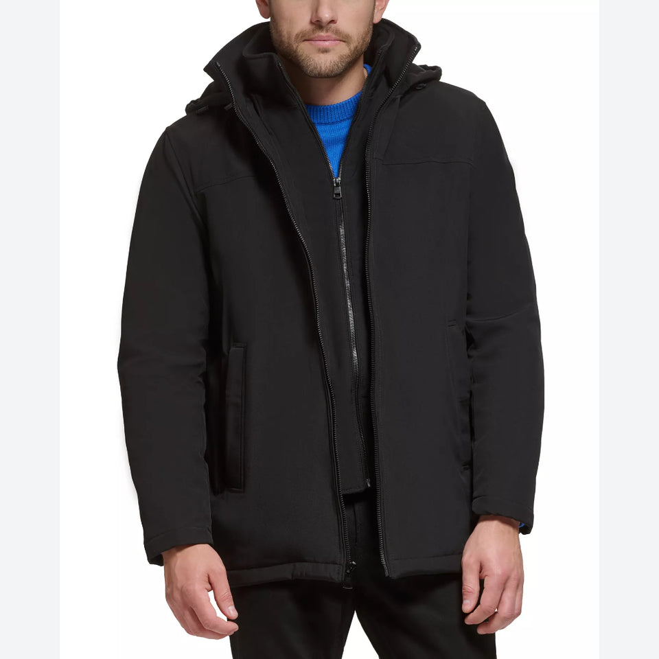 Calvin Klein Men's Black Infinite Stretch Jacket