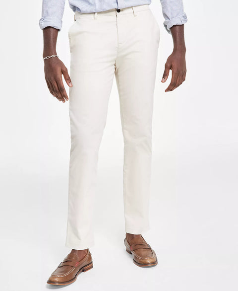 Tommy Hilfiger Men's Sand TH Flex Stretch Straight-Fit Chino Pants | Tommy Hilfiger In Lebanon