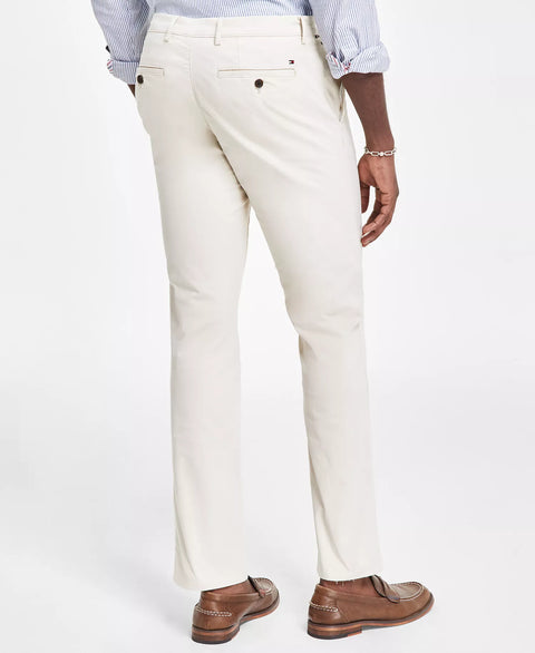 Tommy Hilfiger Men's Sand TH Flex Stretch Straight-Fit Chino Pants | Tommy Hilfiger In Lebanon