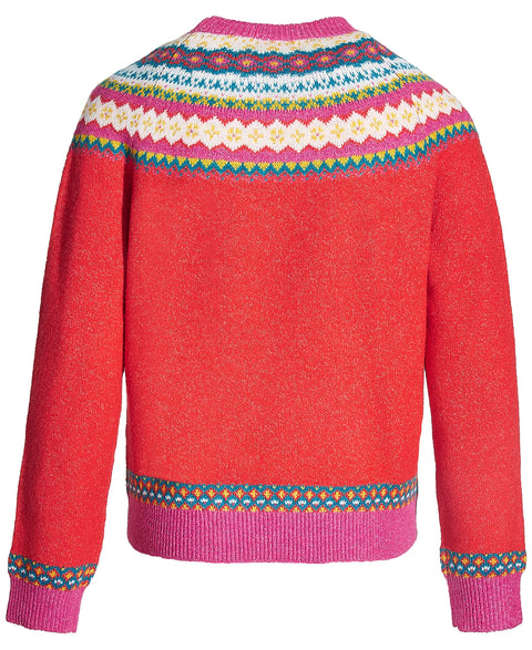 Epic Threads Big Girl's Fiesta Red Fairisle Pullover Sweater| Epic Threads in Lebanon