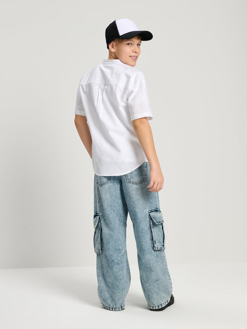 Sinsay Boy's Blue Baggy Fit Jeans | Sinsay In Lebanon