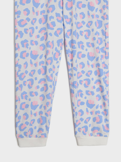 Sinsay Girl's White Two-Piece Pajama Set With Pattern | Sinsay In Lebanon