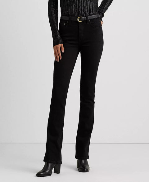 Lauren Ralph Lauren Women's Black High-Rise Boot Jeans|Lauren Ralph Lauren In Lebanon