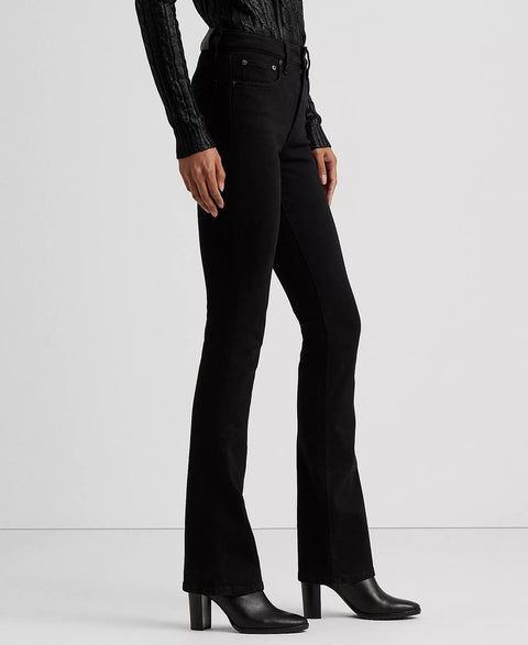 Lauren Ralph Lauren Women's Black High-Rise Boot Jeans|Lauren Ralph Lauren In Lebanon