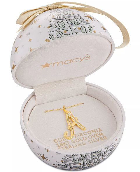 Macy’s Women’s Gold  Sterling  Initial Pendant Necklace | Macy’s in Lebanon