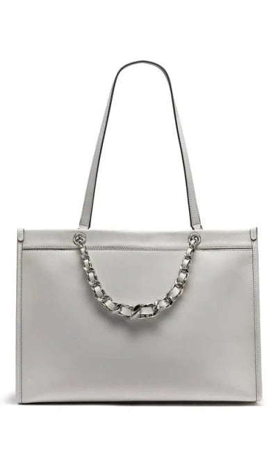 Karl Lagerfeld Paris Women's White Leather Savoie Tote Bag |Karl Lagerfeld Paris In Lebanon