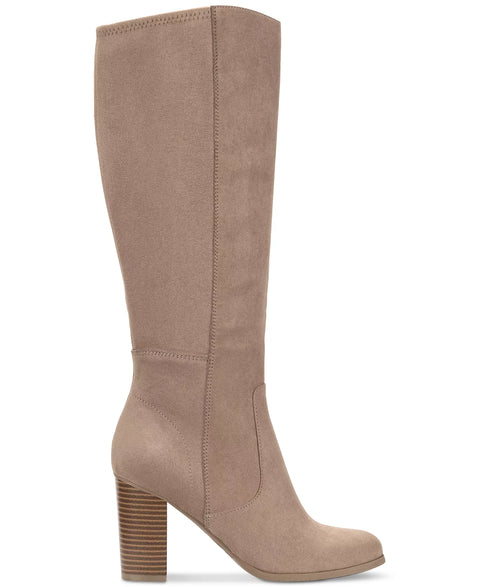 Style & Co Women's Tan Addyy Knee High Dress Boot | Style & Co In Lebanon