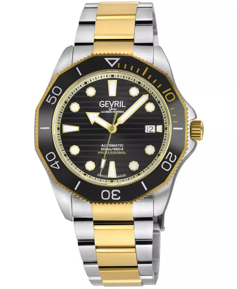 Gevril Men's Two Tone Pier 90 Stainless Steel 42mm Watch | Gevril In Lebanon