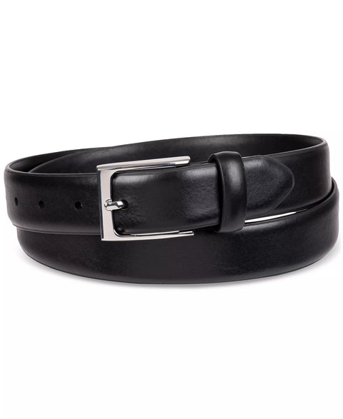 Alfani Men's Black Feather-Edge Dress Belt | Alfani In Lebanon