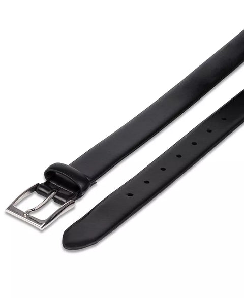 Alfani Men's Black Feather-Edge Dress Belt | Alfani In Lebanon