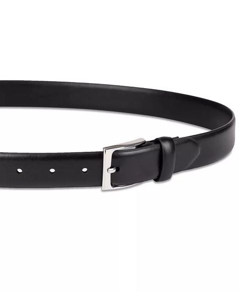 Alfani Men's Black Feather-Edge Dress Belt | Alfani In Lebanon