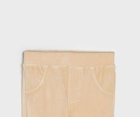 Sinsay Baby Girl's Light Beige Velvet Leggings | Sinsay In Lebanon