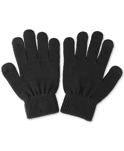 Club Room Men's Black Solid-Color Knit Gloves | Club Room In Lebanon