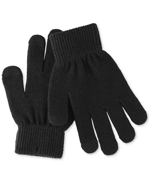Club Room Men's Black Solid-Color Knit Gloves | Club Room In Lebanon