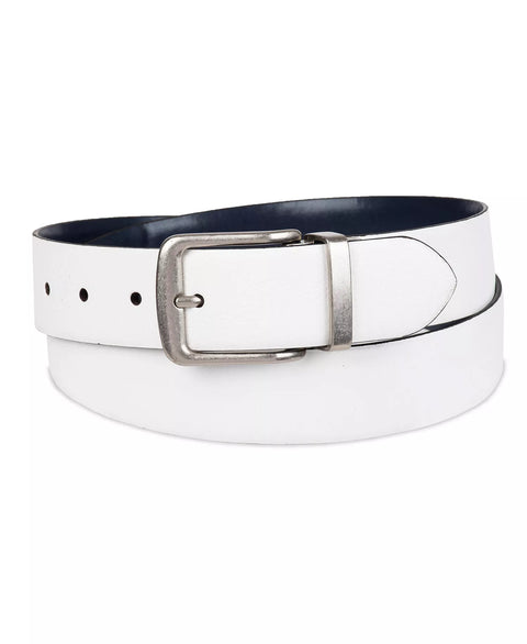 Tommy Bahama Men's White & Navy Two-In-One Reversible Cushion Inlaid Casual Belt | Tommy Bahama In Lebanon