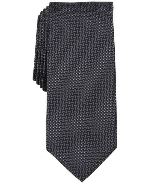 Alfani Men's Black Edson Mini-Link Tie | Alfani In Lebanon