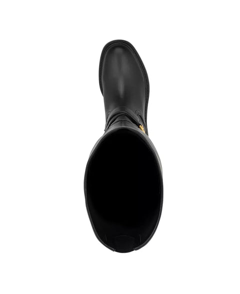 Guess Women's Black Jellio Over The Knee Lug Sole Ornament Strap Boots | Guess In Lebanon