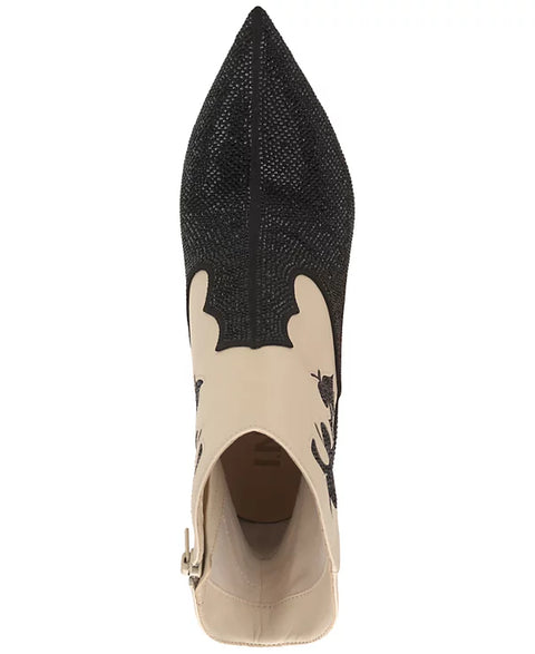 INC International Concepts Women's Black & Beige Indigo Mid-Calf Boots | INC International Concepts In Lebanon