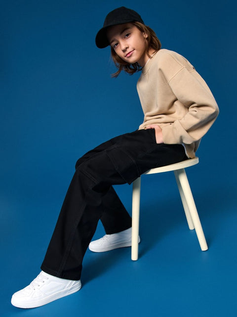 Sinsay Boy's Black Jogging Pants | Sinsay In Lebanon