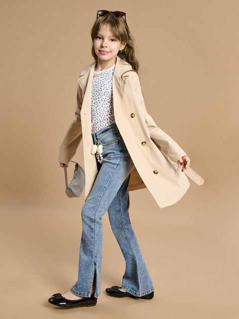 Sinsay Girl's Beige Trench Coat | Sinsay In Lebanon