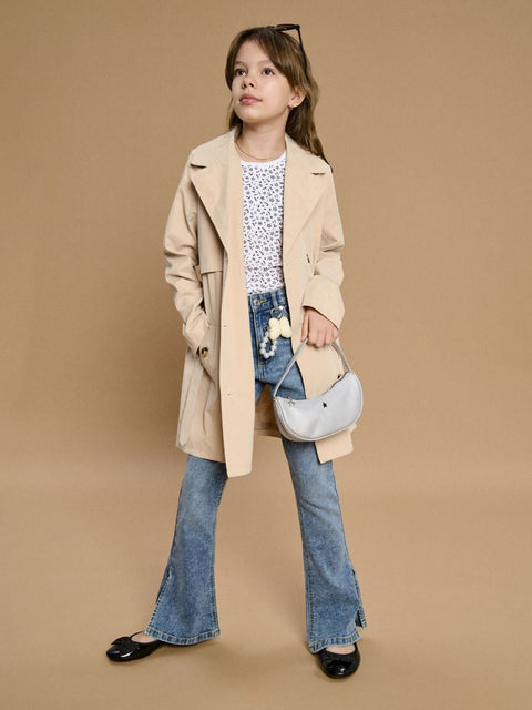 Sinsay Girl's Beige Trench Coat | Sinsay In Lebanon