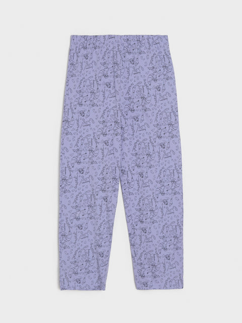 Sinsay Girl's Purple Printed Two-Piece Pajamas | Sinsay In Lebanon