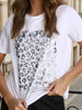 Sinsay Women's White Printed Round Neck T-Shirt | Sinsay In Lebanon