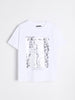 Sinsay Women's White Printed Round Neck T-Shirt | Sinsay In Lebanon
