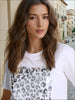 Sinsay Women's White Printed Round Neck T-Shirt | Sinsay In Lebanon
